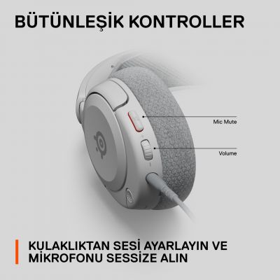 11. Słuchawki SteelSeries Arctis Nova 1P, Szare