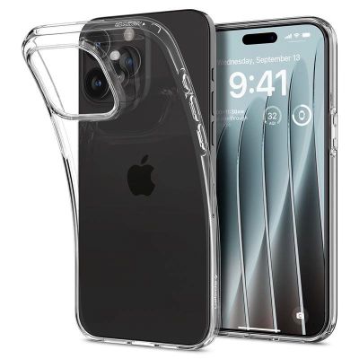 3. Etui Spigen Crystal Flex na iPhone 15 Pro Max - przezroczyste
