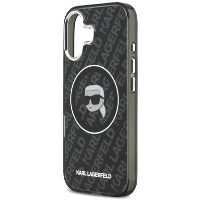 6. Etui Karl Lagerfeld IML Karl Head Logo MagSafe na iPhone 17 - czarne