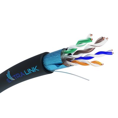 EXTRALINK KABEL SKRĘTKA CAT5E FTP (F/UTP) V2 OUTDO