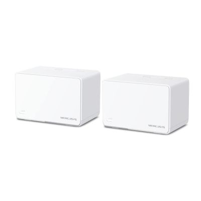 5. System Mercusys Halo H80X (2-pack) Dual-band (2.4 GHz/5 GHz) Wi-Fi 6 (802.11ax) Biały 3 Wewnętrzny