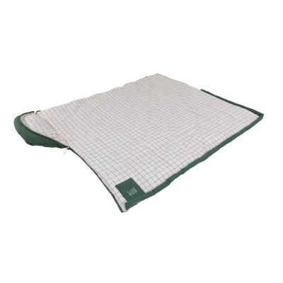 3. Śpiwór syntetyczny Outwell Camper Prime 200cm Zielony (Zamek: Lewy)