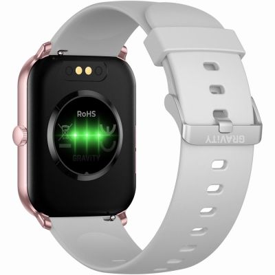 8. Smartwatch Gravity Różowe Złoto Szary GT36-2