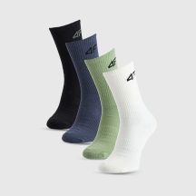 Skarpetki casual za kostkę (4-pack) chłopięce 4F 4FJWAW25USOCM390-90S