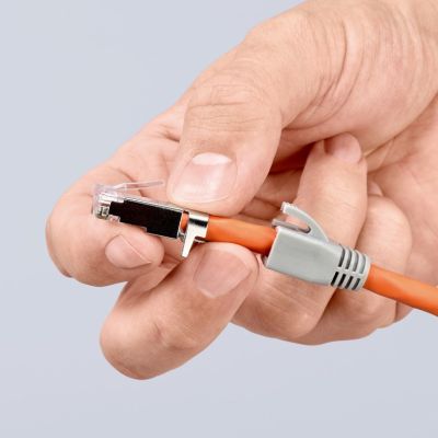 9. Knipex 97 51 13 zaciskarka kablowa Narzędzie do zaciskania Czarny, Niebieski, Czerwony