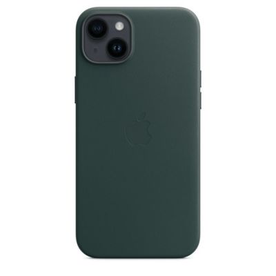 2. Skórzane etui Apple z MagSafe Forest Green, do iPhone 14 Plus