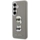 2. Etui Karl Lagerfeld Saffiano Double Heads Metal na Samsung Galaxy S26 - srebrne