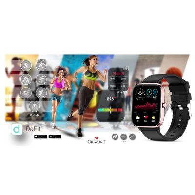 5. Smartwatch Giewont Różowo-Czarny GW230-3