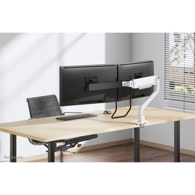 9. Neomounts DS75S-950WH2 uchwyt / stojak do monitorów 81,3 cm (32") Biurko Biały