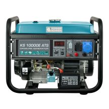 Könner & Söhnen KS 10000E ATS agregat prądotwórczy 7500 W 25 l Benzynowy Czarny, Morski