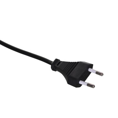 2. Kabel SAVIO CL-100 (2-Pin F - Euro M; 1,8m; kolor czarny)