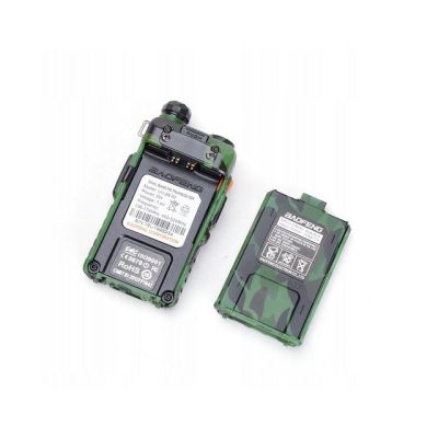 6. Krótkofalówka Baofeng UV-5R HTQ 1800mAh Camo, Radiotelefon Walkie Talkie Skaner Kamuflaż