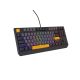 38. GENESIS Thor 230 TKL klawiatura Gaming USB + RF Wireless + Bluetooth QWERTY Czarny, Szary, Pomarańczowy