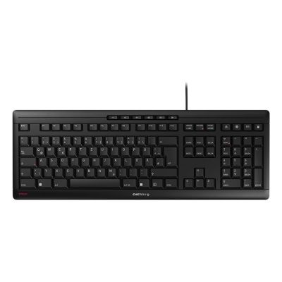 CHERRY STREAM klawiatura Biuro USB QWERTZ Niemiecki Czarny