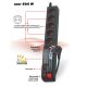 2. Listwa przeciwprzepięciowa Acar 504WF EMI/RFI (3m ; czarny)