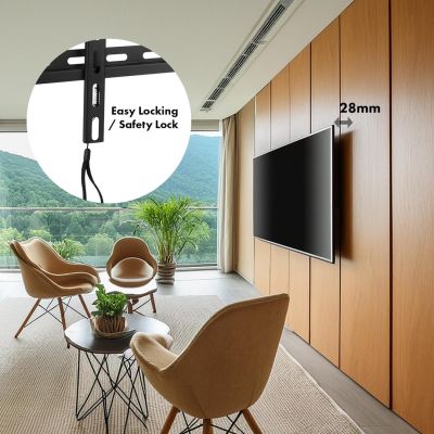 4. MACLEAN UCHWYT DO TV MAX VESA 400X400, 32-70", 45KG, REG. ODCHYLENIA +0°~-10°, MC-412