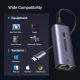 8. Adapter Ugreen CM648 USB-C do RJ45 Ethernet 2.5G - szary