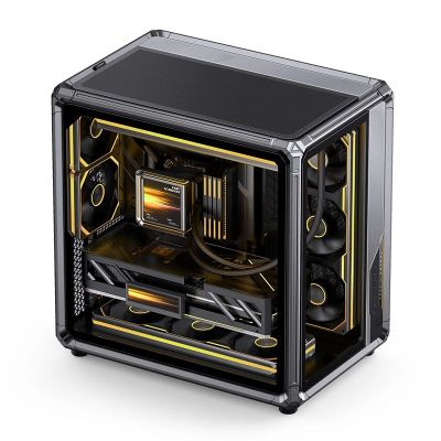 31. Jonsbo X400 PC-Gehäuse, Midi-Tower, ATX, Tempered Glass - grau