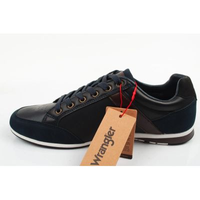 3. Wrangler buty męskie sneakersy Rhys granatowe półbuty modne