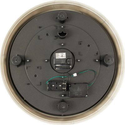 20. ZEGAR ŚCIENNY OBROTOWY MECHANIZM 38CM CAPPUCCINO