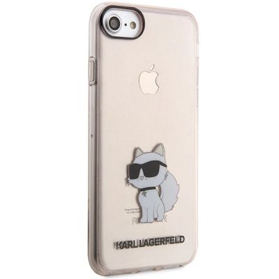 6. Etui Karl Lagerfeld Ikonik Choupette na iPhone 7 / 8 / SE 2020 / SE 2022 - różowe