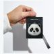 5. Portfel Nimmy Big Eyed Pet 2.0 Panda etui na karty - czarny