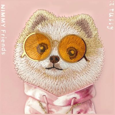 6. Etui Nimmy Glasses Cool nag na iPhone 17 - różowe
