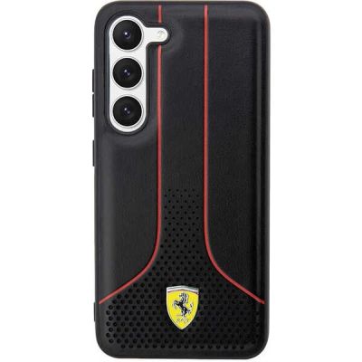 3. Etui Ferrari Perforated 296 P na Samsung Galaxy S23 - czarne
