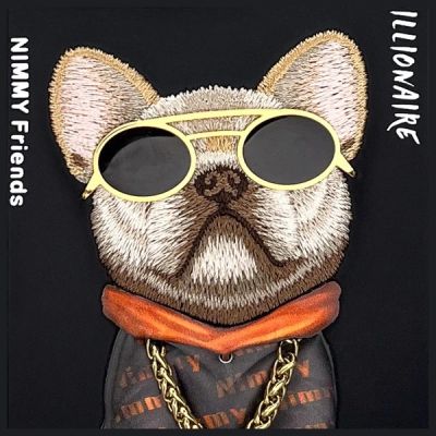 7. Etui Nimmy Glasses Cool Dog na iPhone 16 Pro Max - czarne