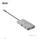 14. CLUB3D CSV-1594 stacja dokująca USB 3.2 Gen 1 (3.1 Gen 1) Type-C Czarny, Szary