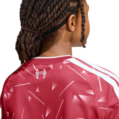 8. Koszulka dla dzieci adidas Liverpool FC 26/27 Home Jersey czerwona KB8255