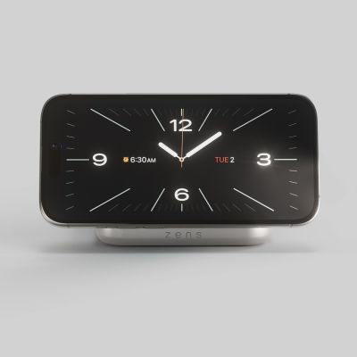 2. ZENS ZESC20W/00 ładowarka do urządzeń przenośnych Słuchawki, Smartfon, Oglądaj Biały, Srebrny USB Bezprzewodowe ładowanie Szybkie ładowanie Wewnętrzna