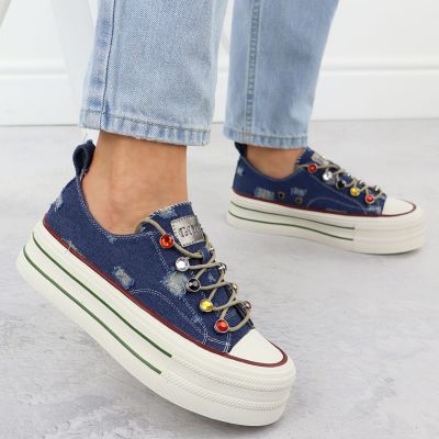 3. Trampki Goe jeansowe W RR2N4103 INT2100
