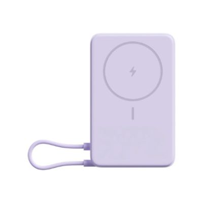 Xiaomi BHR08PAGL bank mocy Litowo-jonowa (Li-Ion) 5900 mAh Bezprzewodowe ładowanie Fioletowy
