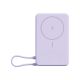 Xiaomi BHR08PAGL bank mocy Litowo-jonowa (Li-Ion) 5900 mAh Bezprzewodowe ładowanie Fioletowy
