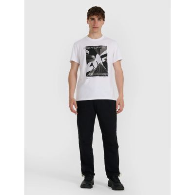 4. T-shirt męski 4F 4FRAW25TTSHM3258-10S