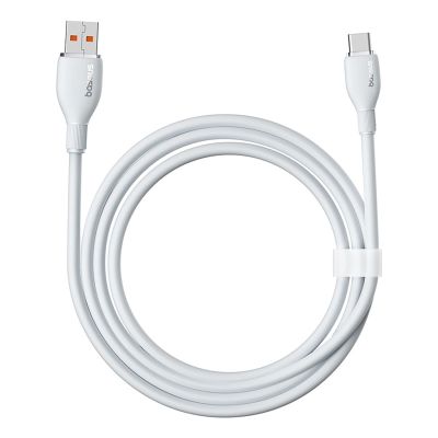 5. Kabel Baseus Pudding 100W USB-A - USB-C 1,2m - biały
