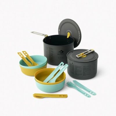Zestaw naczyń Sea to Summit Frontier UL Two Pot Cook Set 4P 14 Piece