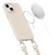 3. Etui Tech-Protect MagNecklace MagSafe na iPhone 15 - beżowe