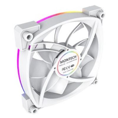 2. Wentylator Montech AX120 PWM ARGB, 3 szt., Biały - 120mm