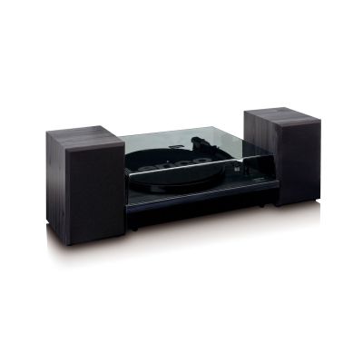 3. Lenco LS-300 Gramofon z napędem pasowym Czarny Automatyczny