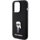 6. Etui Karl Lagerfeld Silicone Ikonik Metal Pin na iPhone 15 Pro - czarne