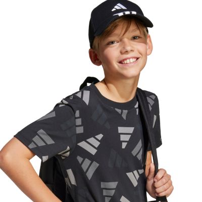 5. Czapka z daszkiem adidas 3-Stripes New Logo Baseball czarna JG1072