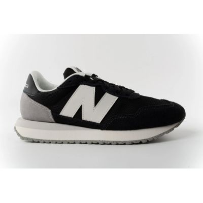 2. New Balance buty sportowe męskie sneakersy 237 czarne skórzane