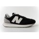 2. New Balance buty sportowe męskie sneakersy 237 czarne skórzane