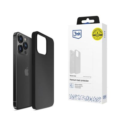 Etui 3mk Silicone Case na iPhone 15 Pro - czarne