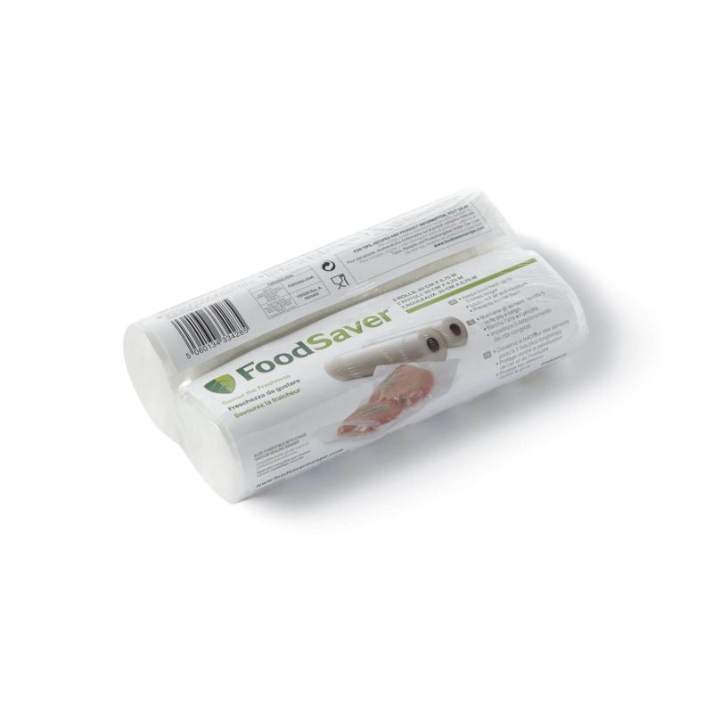 2. Worki do próżniowego pakowania żywności FoodSaver FSR2002-I (2 rolki; 20cm x 6,6m)