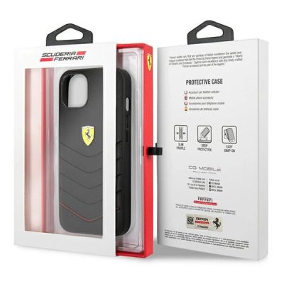8. Etui Ferrari Off Track Quilted na iPhone 13 mini - czarne