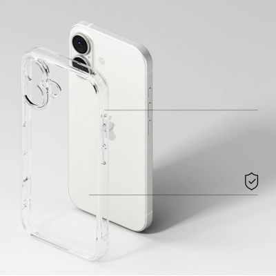 4. Etui Ringke Fusion na iPhone 17 - przezroczyste