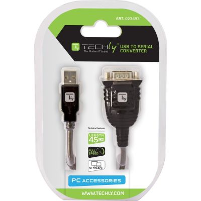 2. TECHLY KONWERTER USB NA PORT SZEREGOWY RS232/COM/D